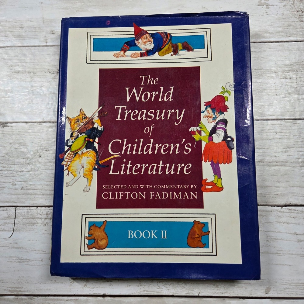 Little Brown The World Treasury of Children's Literature Book II Hardcover Blue